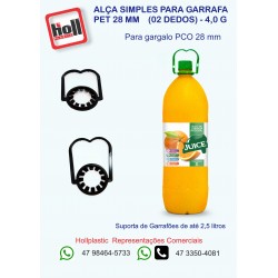 Alça simples para garrafa pet 28 mm