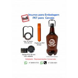 Insumos para Embalagem Growler PET para Cerveja 