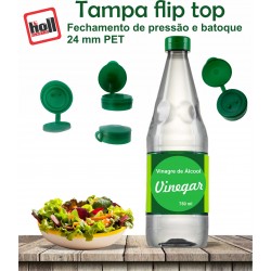 Tampa flip Top para Vinagre 24 mm