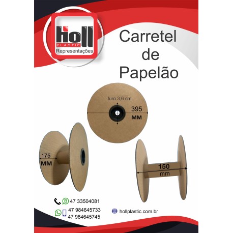 Carretel de papelão
